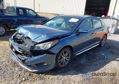 2015 Hyundai Sonata Sport 2.0T from USA, damaged, VIN 5NPE34AB6FH232926
